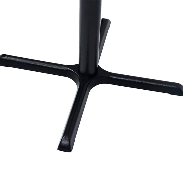vidaXL Bistro Table Base Black 76x76x107 cm Cast Iron
