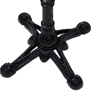 vidaXL Bistro Table Base Black 52x52x72 cm Cast Iron