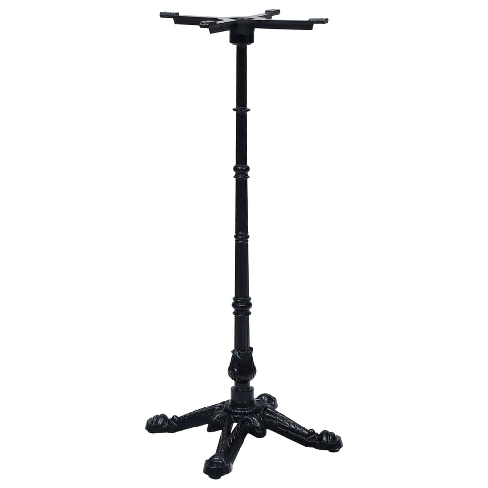 vidaXL Bistro Table Base Black 52x52x108 cm Cast Iron