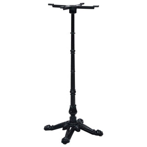 vidaXL Bistro Table Base Black 52x52x108 cm Cast Iron