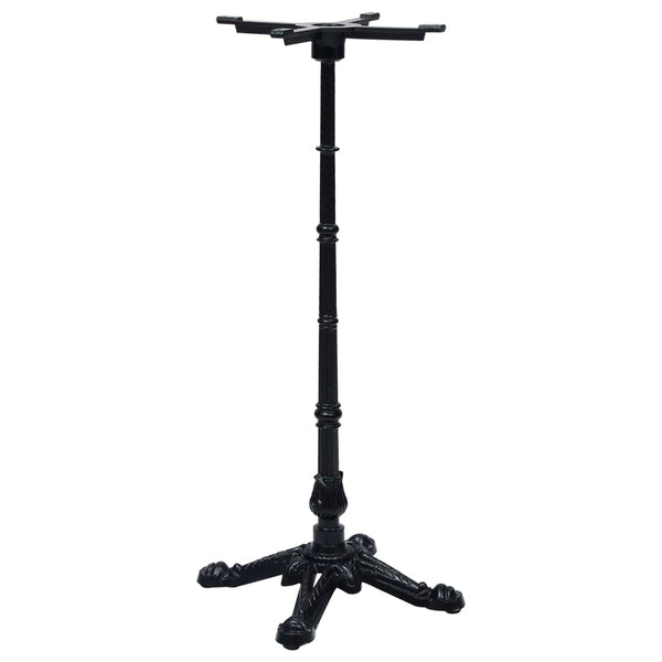 vidaXL Bistro Table Base Black 52x52x108 cm Cast Iron