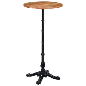 vidaXL Bistro Table Base Black 52x52x108 cm Cast Iron