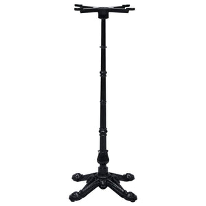 vidaXL Bistro Table Base Black 52x52x108 cm Cast Iron