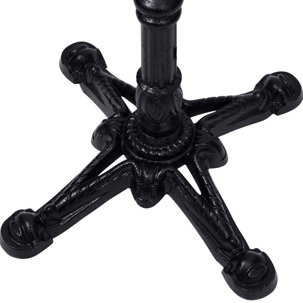 vidaXL Bistro Table Base Black 52x52x108 cm Cast Iron