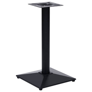 vidaXL Bistro Table Base Black 41x41x72 cm Cast Iron
