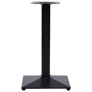 vidaXL Bistro Table Base Black 41x41x72 cm Cast Iron
