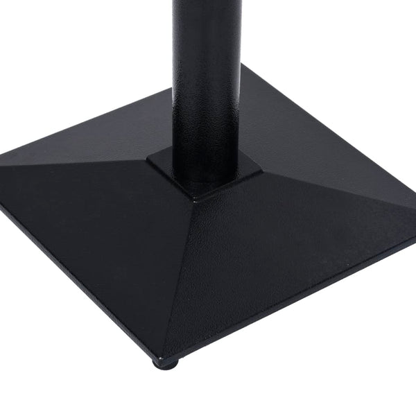 vidaXL Bistro Table Base Black 41x41x72 cm Cast Iron