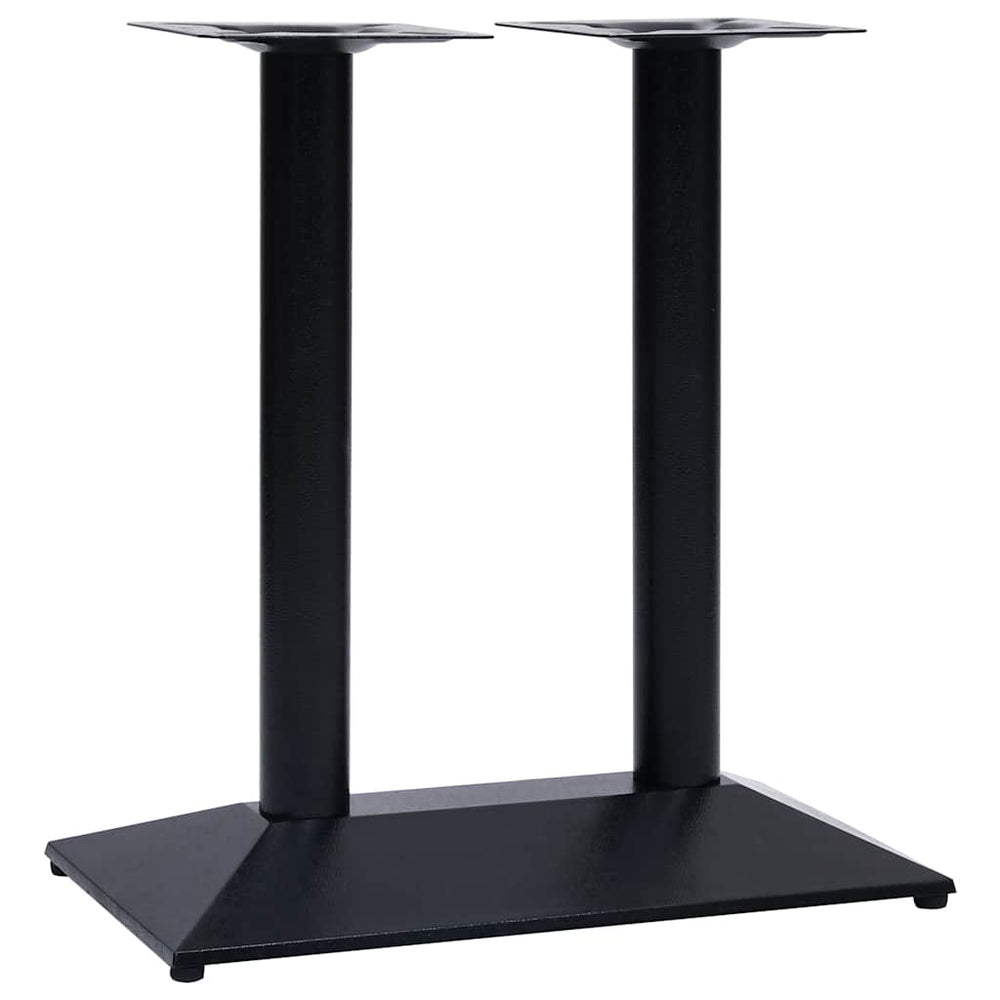 vidaXL Bistro Table Base Black 70x40x72 cm Cast Iron