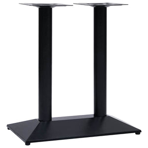 vidaXL Bistro Table Base Black 70x40x72 cm Cast Iron