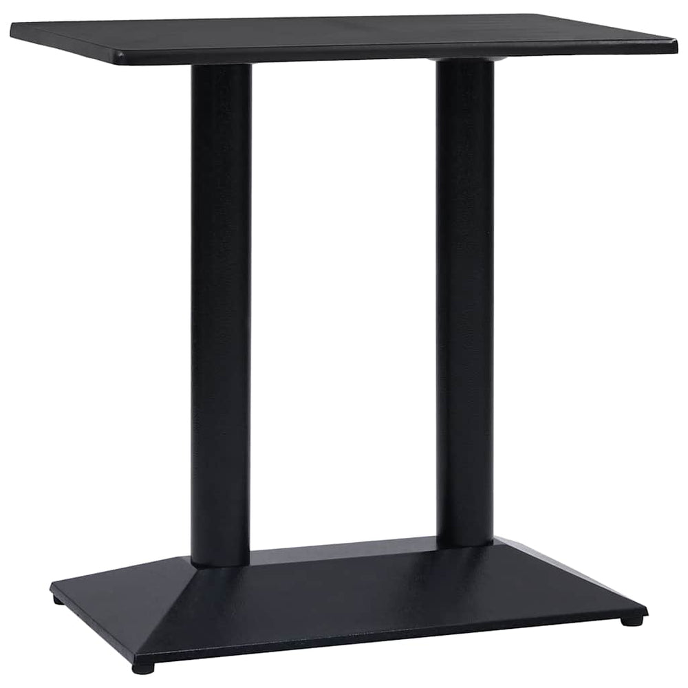 vidaXL Bistro Table Base Black 70x40x72 cm Cast Iron