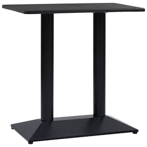 vidaXL Bistro Table Base Black 70x40x72 cm Cast Iron