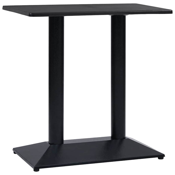 vidaXL Bistro Table Base Black 70x40x72 cm Cast Iron