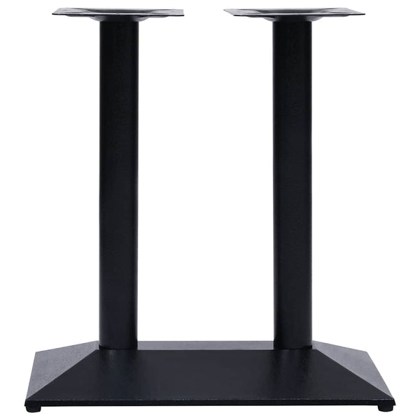 vidaXL Bistro Table Base Black 70x40x72 cm Cast Iron