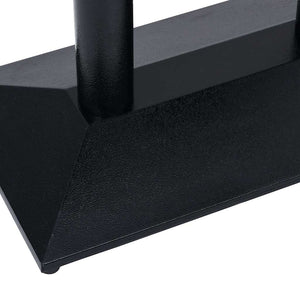 vidaXL Bistro Table Base Black 70x40x72 cm Cast Iron