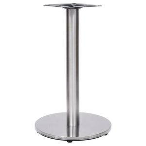 vidaXL Bistro Table Base Silver Ø45x72 cm Stainless Steel