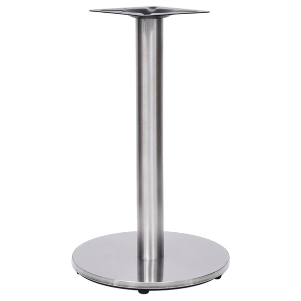 vidaXL Bistro Table Base Silver Ø45x72 cm Stainless Steel