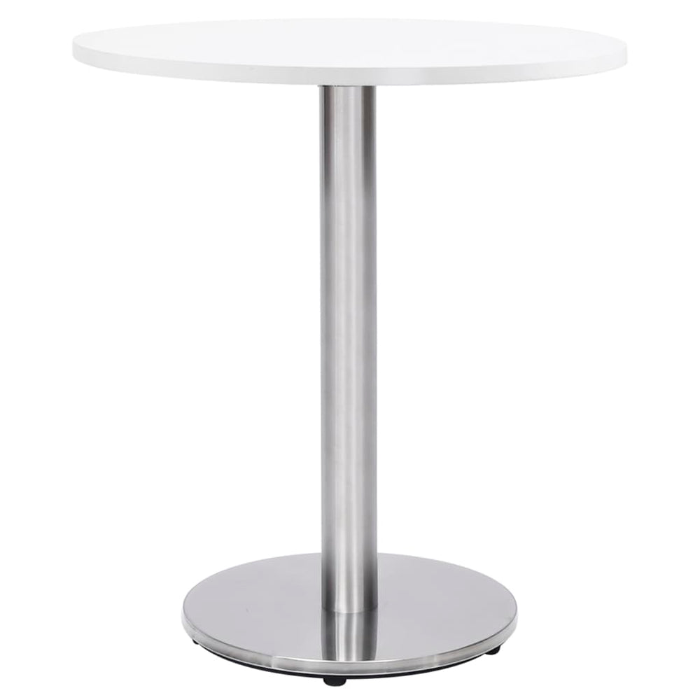 vidaXL Bistro Table Base Silver Ø45x72 cm Stainless Steel