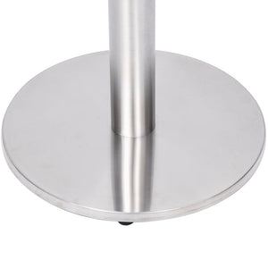 vidaXL Bistro Table Base Silver Ø45x72 cm Stainless Steel