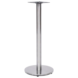 vidaXL Bistro Table Base Silver Ø45x107 cm Stainless Steel