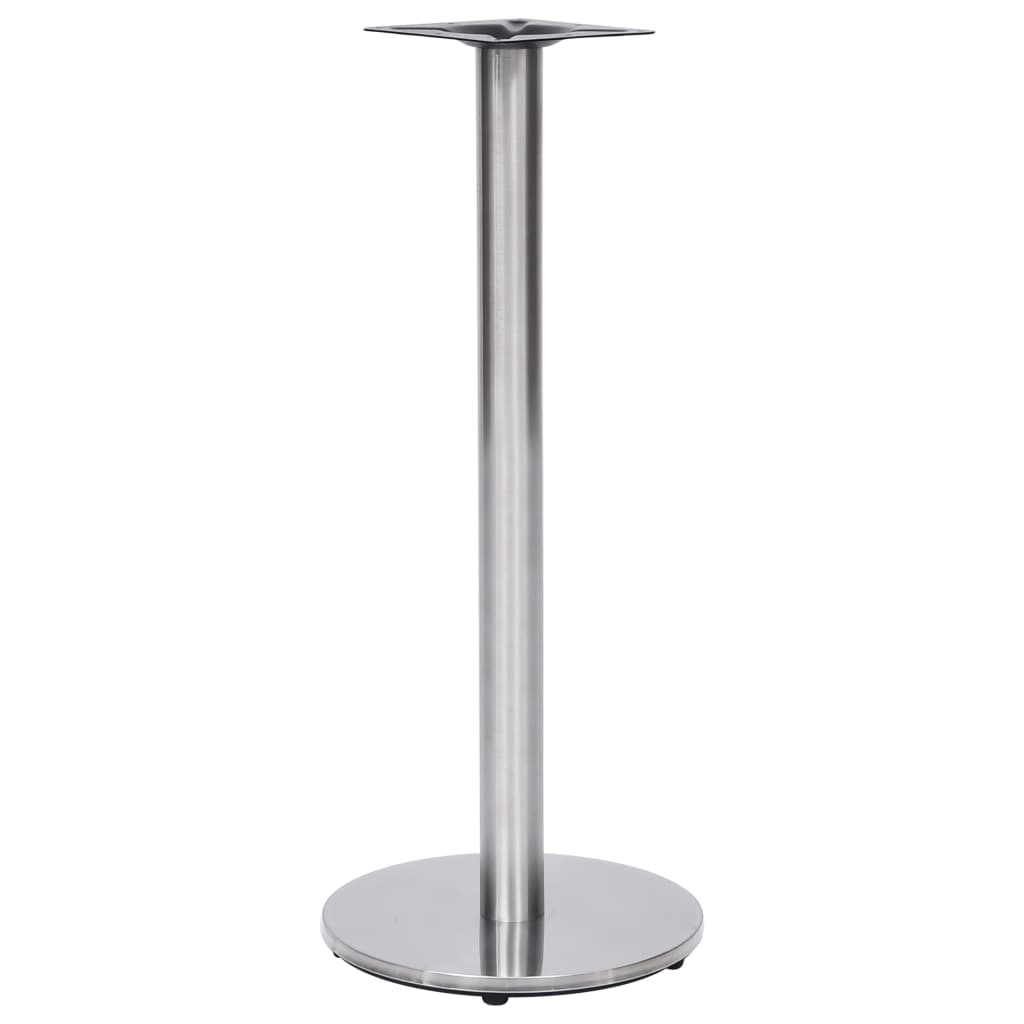 vidaXL Bistro Table Base Silver Ø45x107 cm Stainless Steel