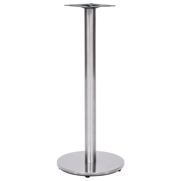 vidaXL Bistro Table Base Silver Ø45x107 cm Stainless Steel