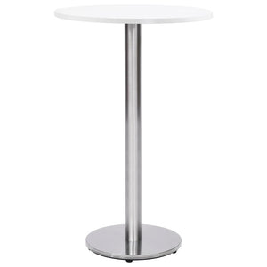 vidaXL Bistro Table Base Silver Ø45x107 cm Stainless Steel