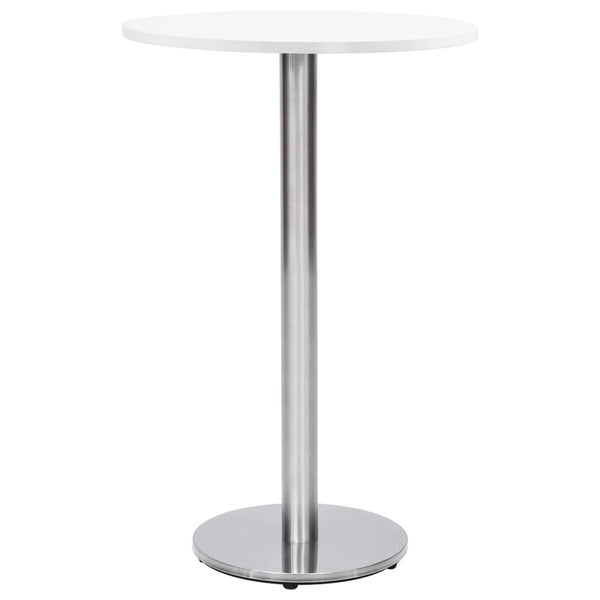 vidaXL Bistro Table Base Silver Ø45x107 cm Stainless Steel