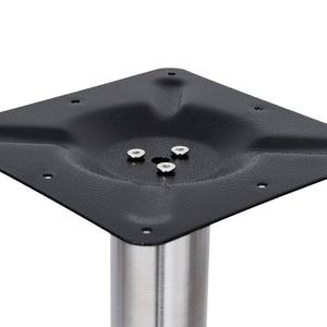 vidaXL Bistro Table Base Silver Ø45x107 cm Stainless Steel