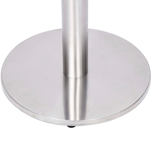 vidaXL Bistro Table Base Silver Ø45x107 cm Stainless Steel
