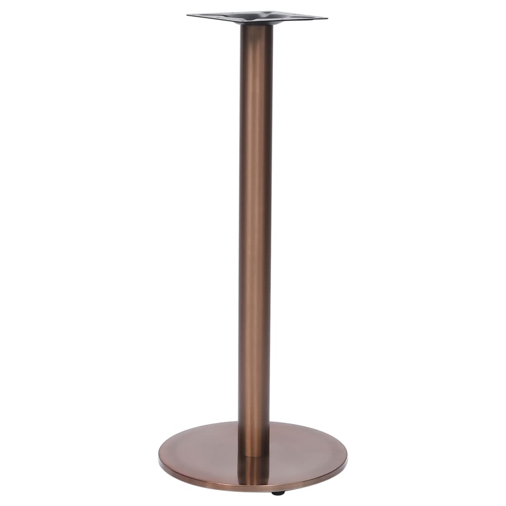 vidaXL Bistro Table Base Golden Ø45x107 cm Stainless Steel