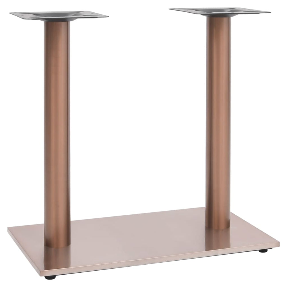 vidaXL Bistro Table Base Brass 70x40x72 cm Stainless Steel