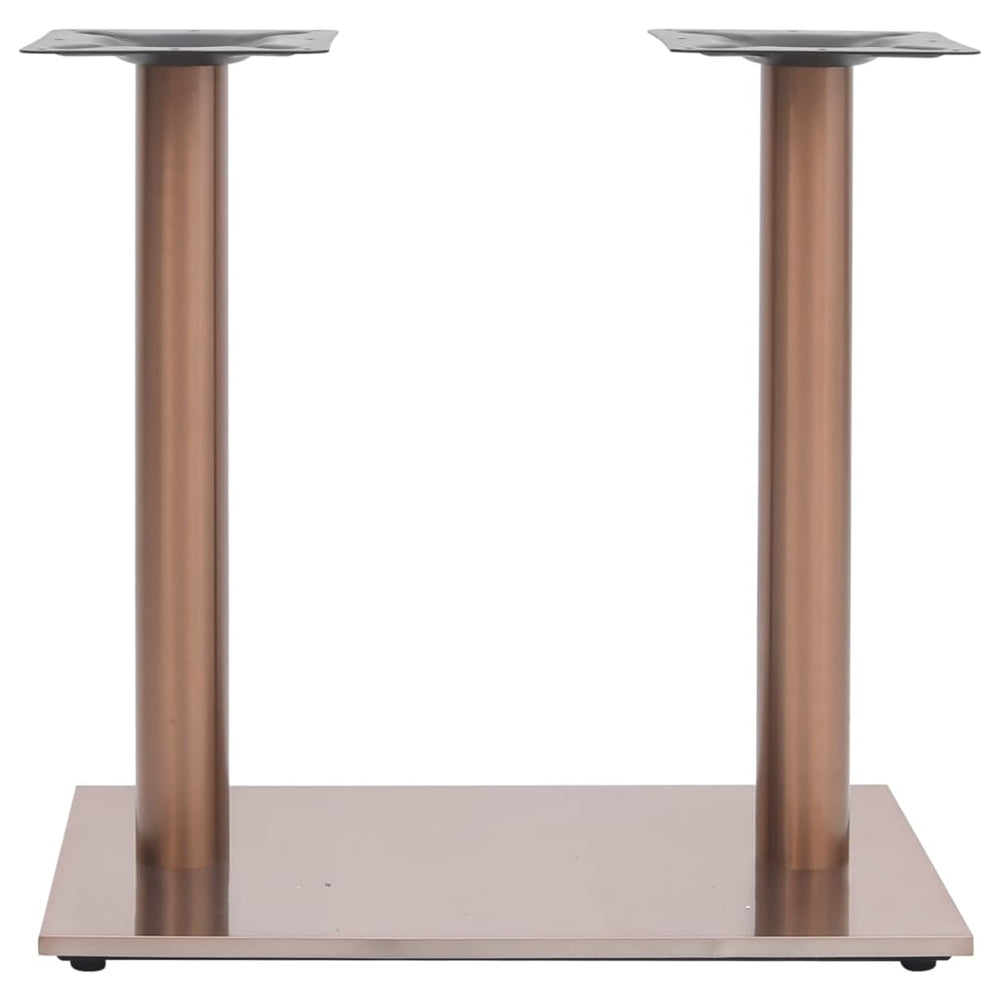 vidaXL Bistro Table Base Brass 70x40x72 cm Stainless Steel