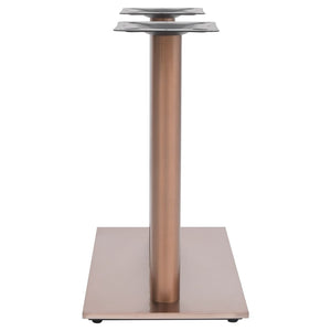 vidaXL Bistro Table Base Brass 70x40x72 cm Stainless Steel