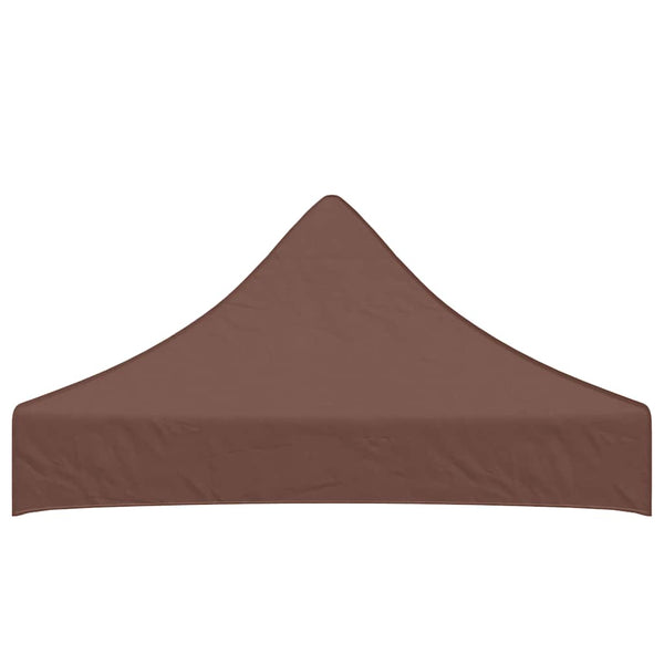 vidaXL Party Tent Roof 2x2 m Brown 270 g/m²