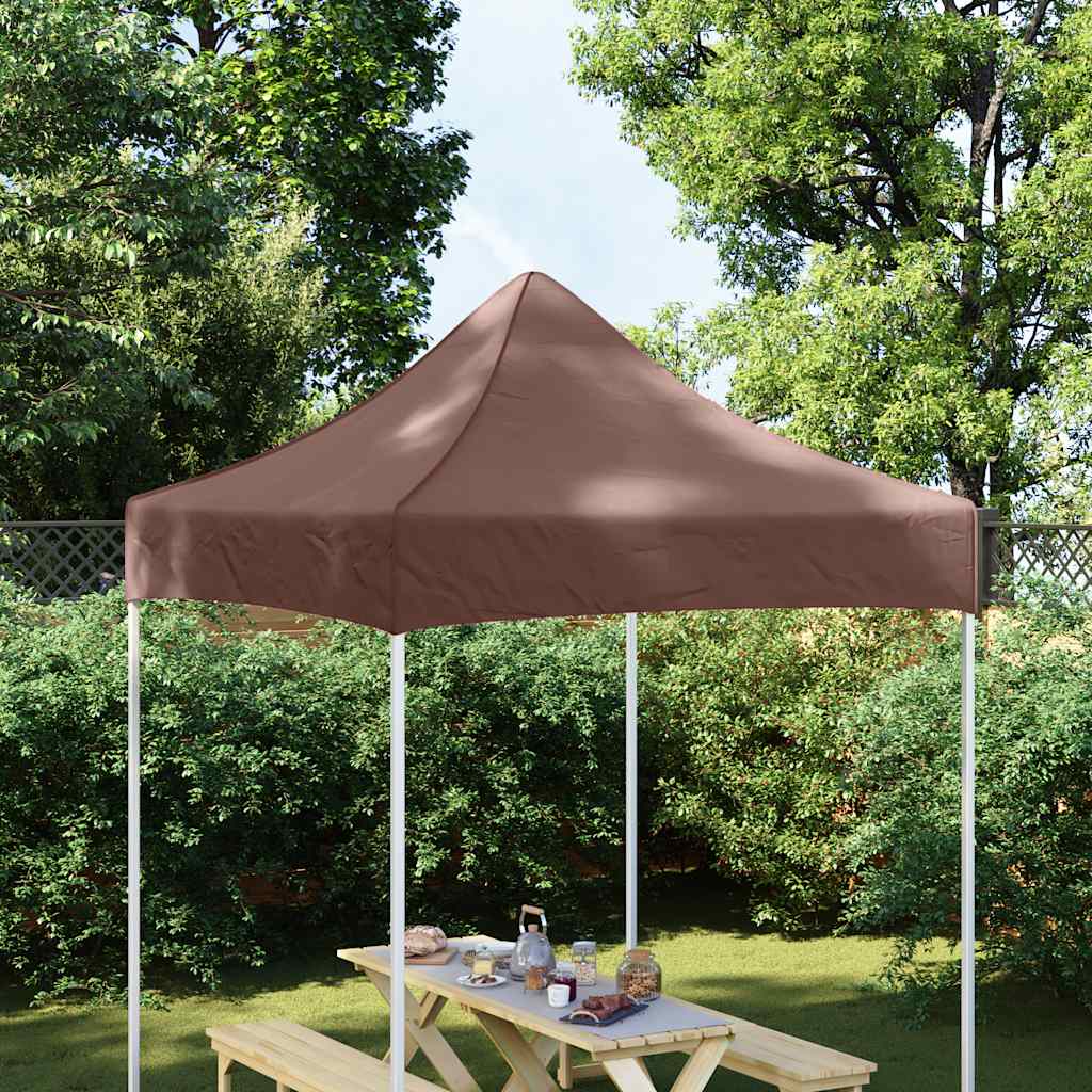 vidaXL Party Tent Roof 2x2 m Brown 270 g/m²