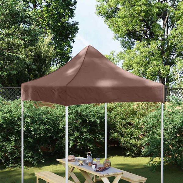 vidaXL Party Tent Roof 2x2 m Brown 270 g/m²