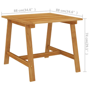 vidaXL 3-Piece Garden Dining Set Solid Acacia Wood