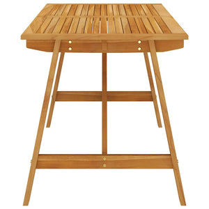 vidaXL 5-piece Garden Dining Set Solid Acacia Wood