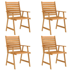 vidaXL 5-piece Garden Dining Set Solid Acacia Wood