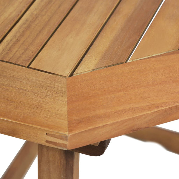 vidaXL 4-Piece Solid Acacia Wood Bistro Set