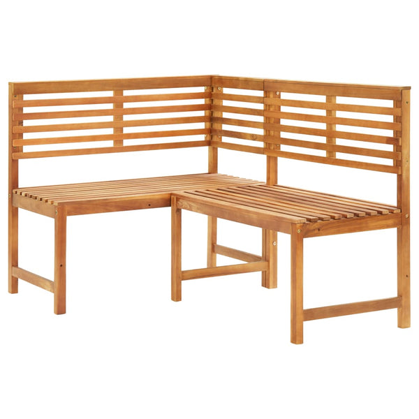 vidaXL 4-Piece Solid Acacia Wood Bistro Set