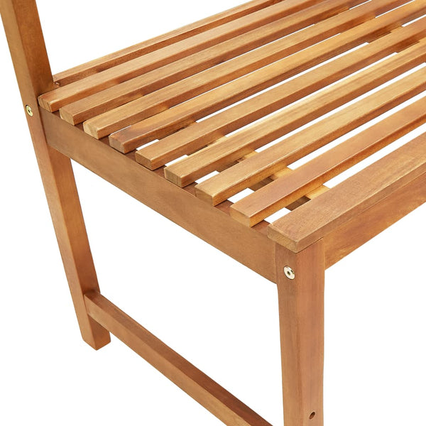 vidaXL 4-Piece Solid Acacia Wood Bistro Set