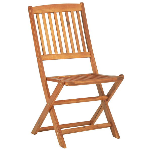 vidaXL 4-Piece Solid Acacia Wood Bistro Set