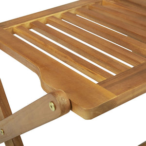 vidaXL 4-Piece Solid Acacia Wood Bistro Set