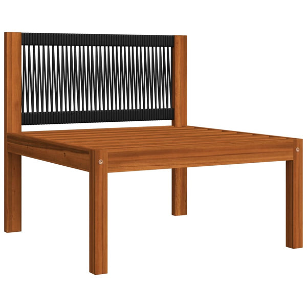 vidaXL 7-Piece Garden Lounge Set with Cushions Cream 63 x 63 cm
