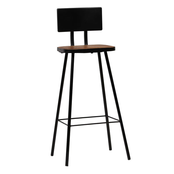 vidaXL 3-Piece Bar Set Black