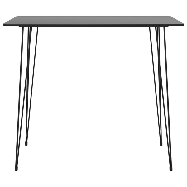 vidaXL 3-Piece Bar Set Black