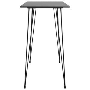 vidaXL 3-Piece Bar Set Black