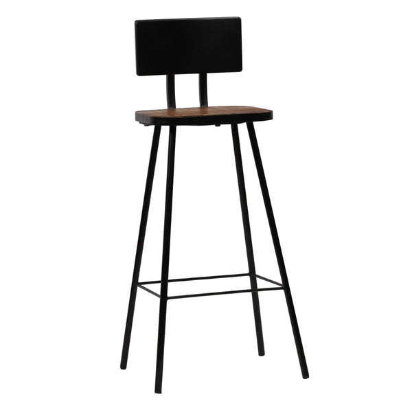 vidaXL 3-Piece Bar Set Black