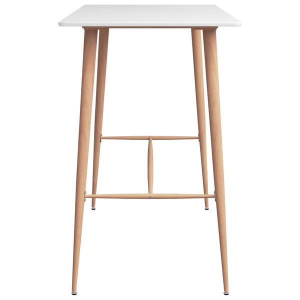 vidaXL 3-Piece Bar Set White